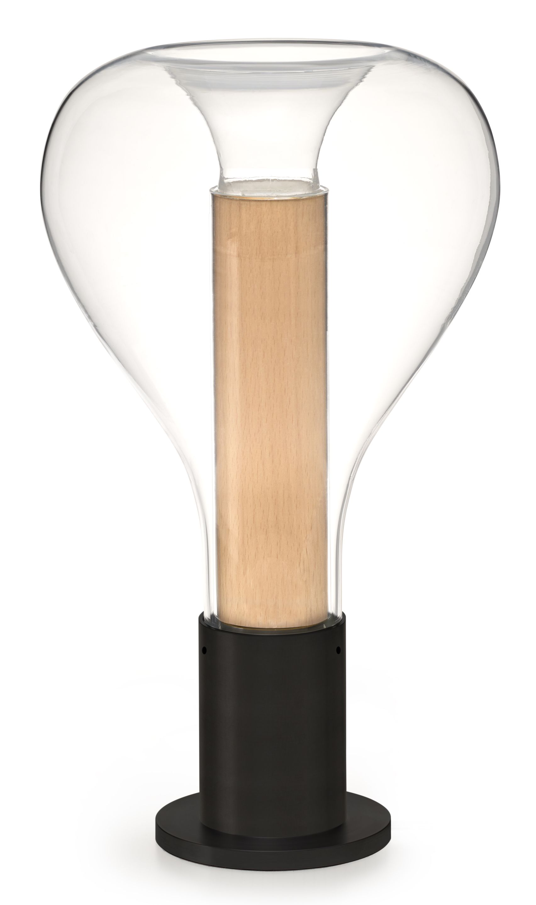 Eris Tischleuchte schwarzer Sockel Buche LZF Lamps