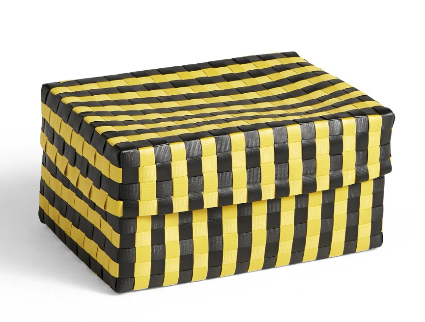 Maxim Stripe Box S Yellow and Black Hay EINZELSTÜCK