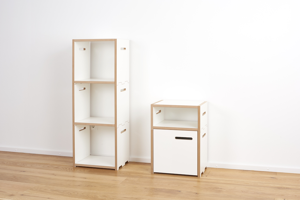 Tojo Halbstark Grundmodul mit Türe links Regalserie Tojo Tojo Halbstark Grundmodul mit Türe links Regalserie Tojo