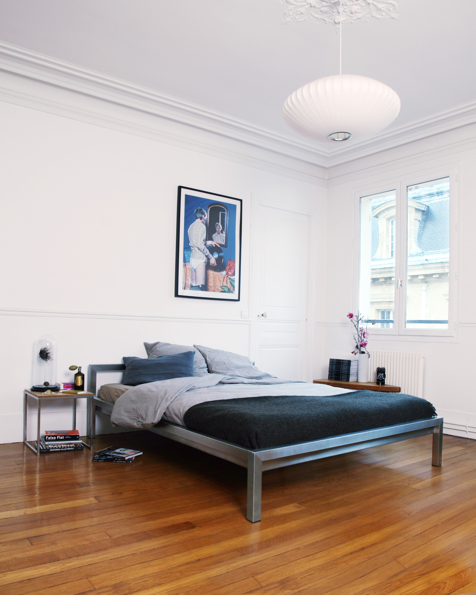 Pure Bett Edelstahl H 666 VA 160 x 200 cm Hans Hansen