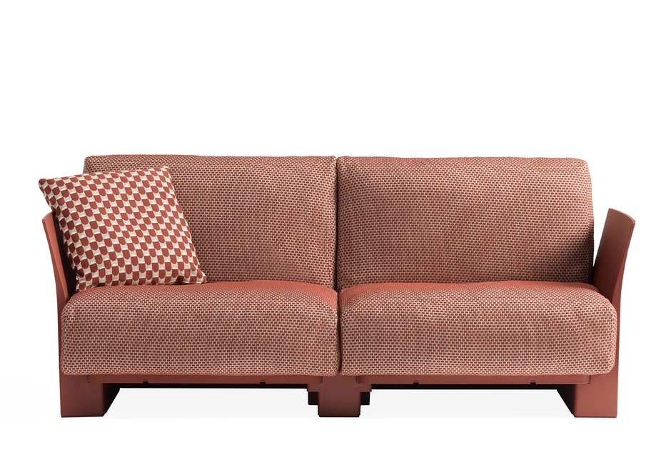 Pop Outdoor Monoblock Sofa 2-Sitzer Kartell