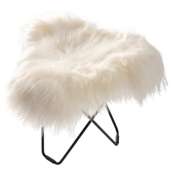 Iceland Flying Goose Schaffellhocker Cuero  