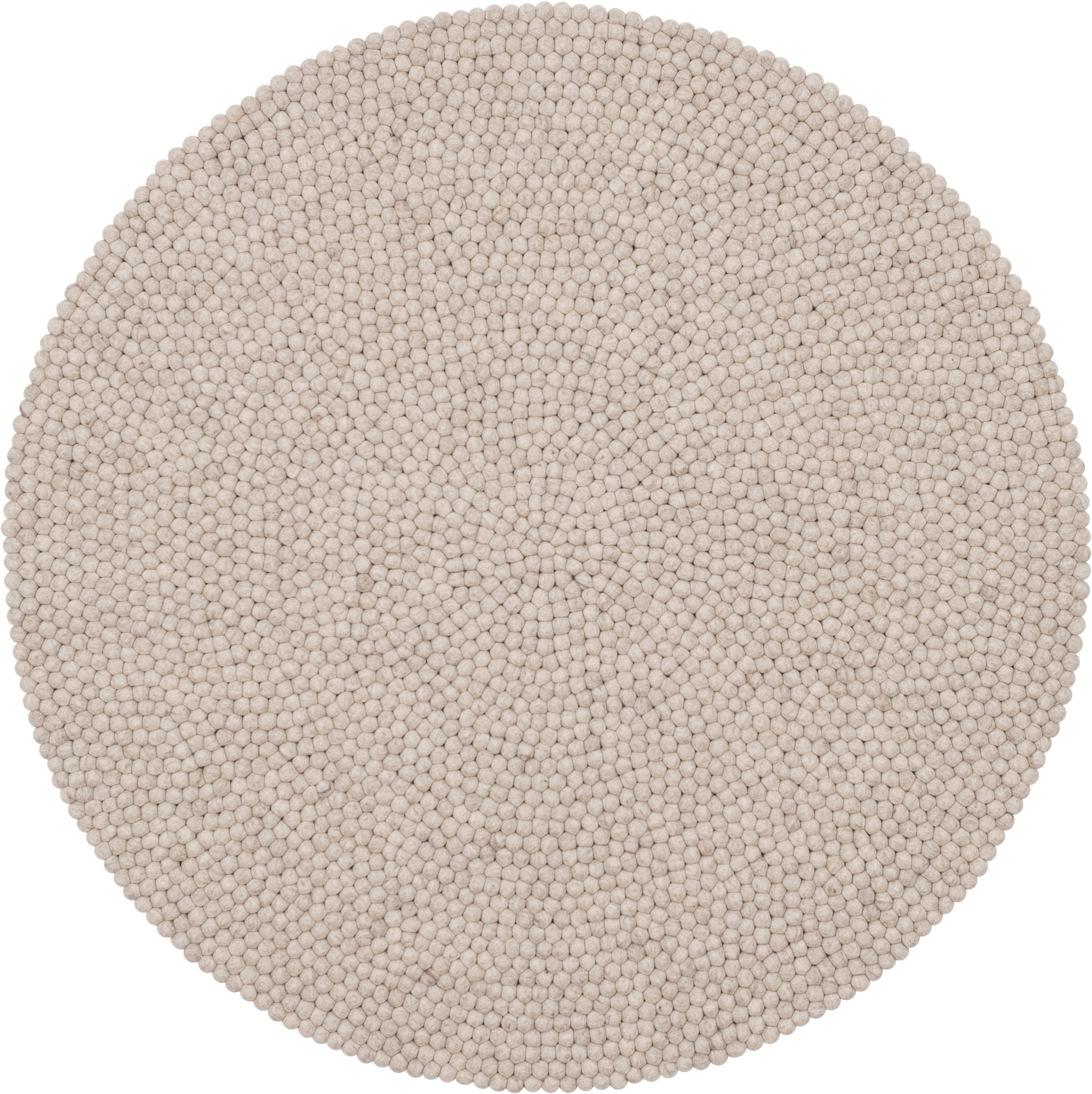 Filzkugel Teppich rund 160 cm myfelt