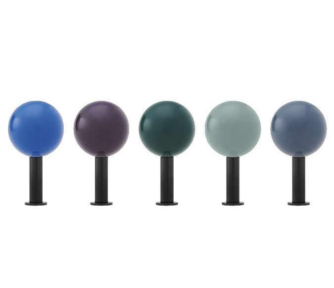 Dots Wandhaken 5-er Set Mix Farben Schönbuch Jodhpur