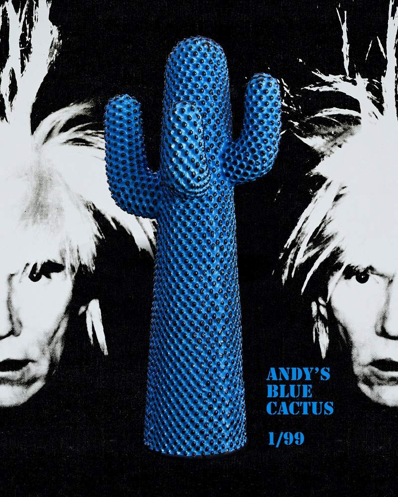 ANDY WARHOL X GUFRAM Andy’s Cactus Garderobe Gufram LIMITED EDITION EINZELSTÜCK