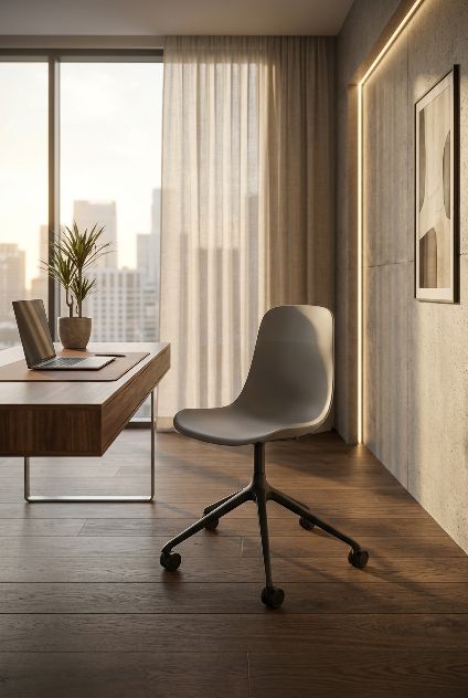 Elephantino Stuhl mit Rollen Kristalia