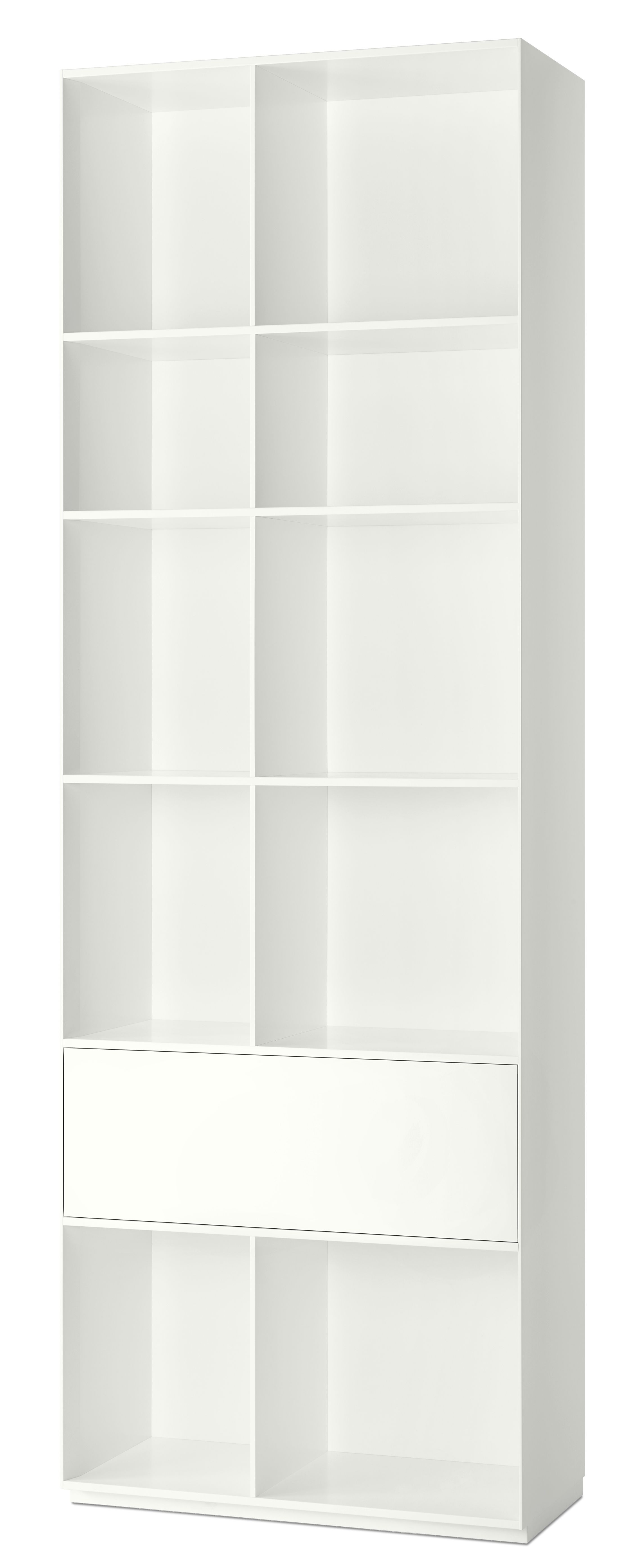 Nex Pur Regal mit Schublade und Offen Piure