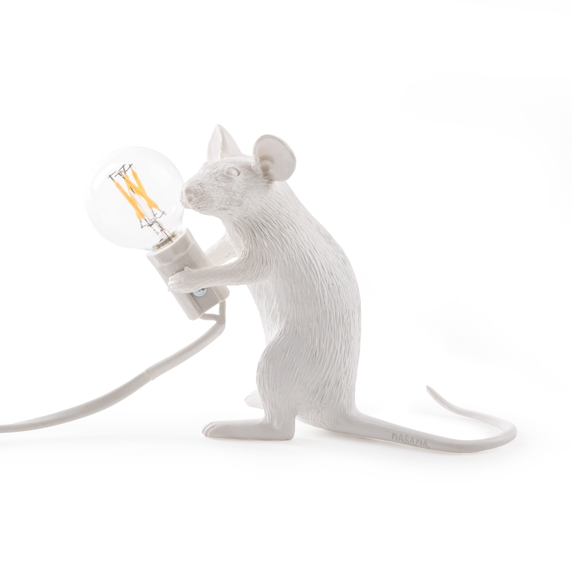 Mouse Lamp Tischleuchte sitzend mit USB Seletti 