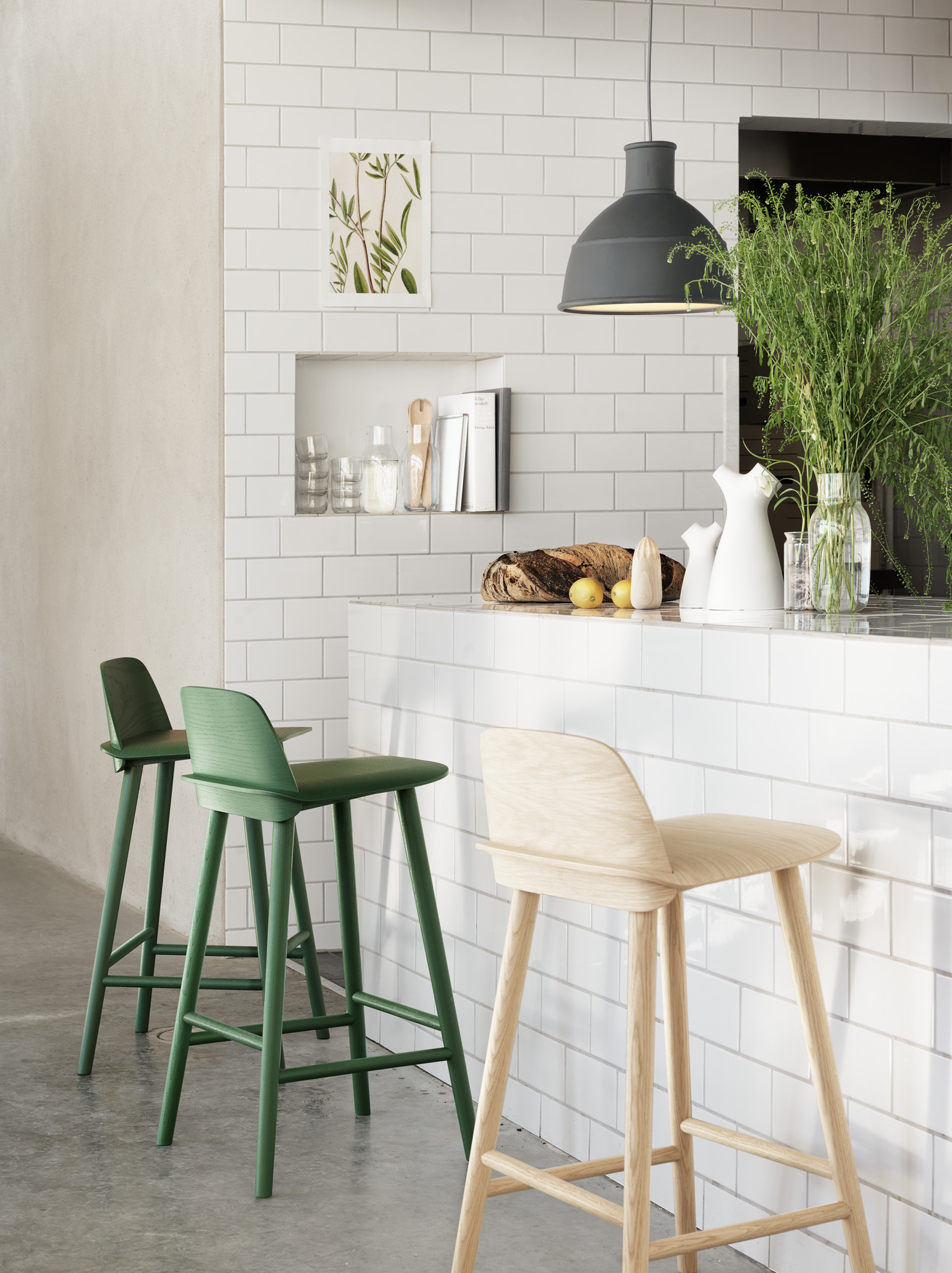 Nerd Counter Stool Barhocker H 65 cm Muuto
