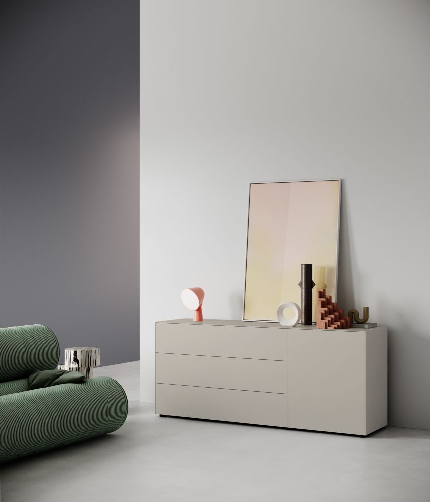 Nex Pur Box Lowboard Kombination Tür / Schubkasten Tür Piure