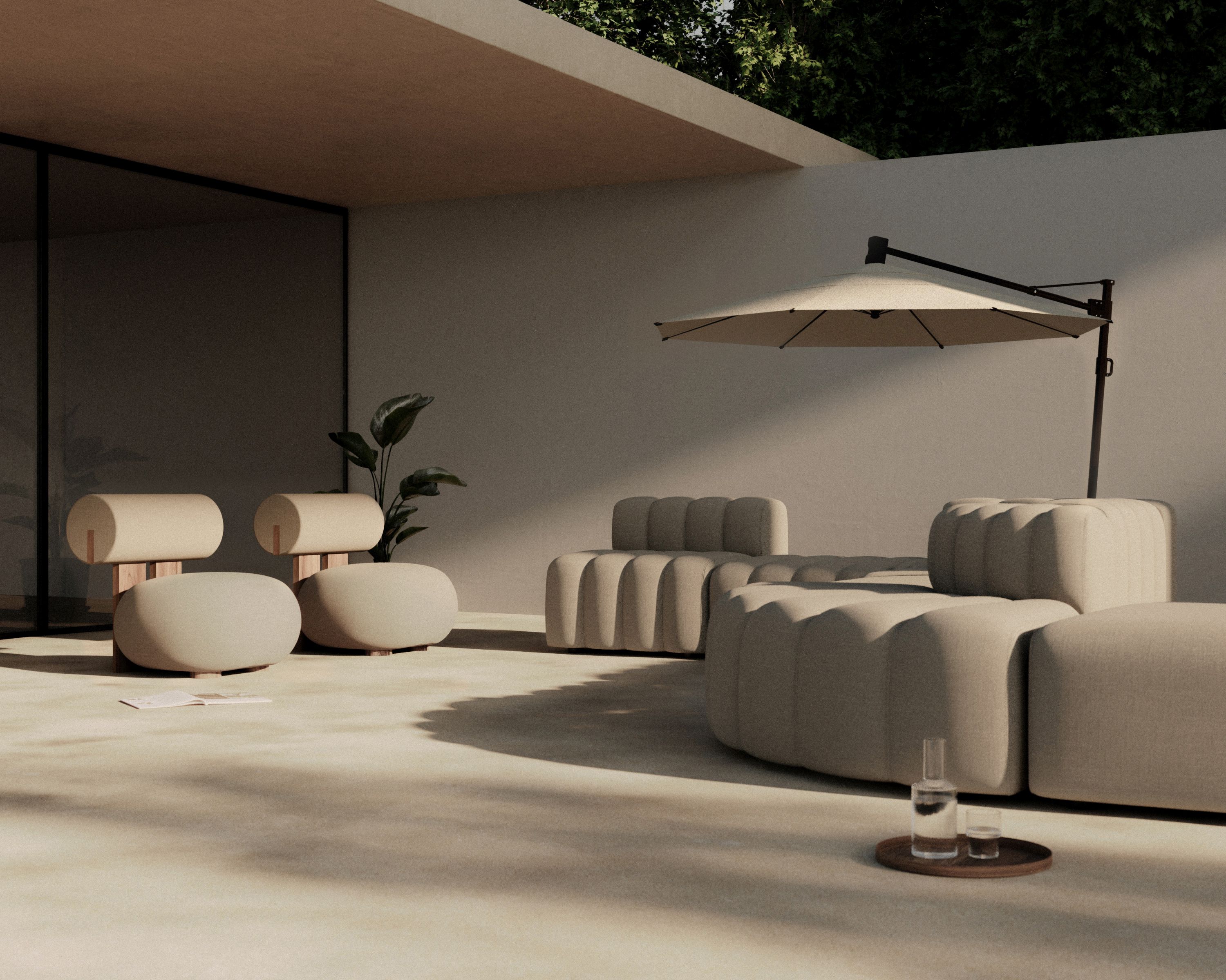 Studio Outdoor Ottomane Norr11