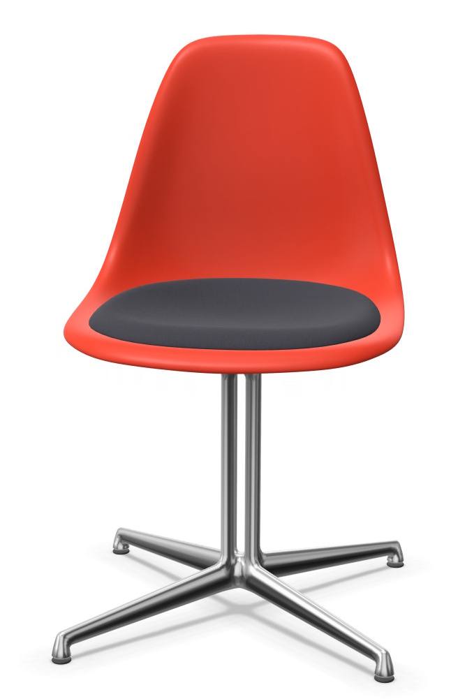 Eames Plasic Side Chair DSL RE Stuhl mit Sitzpolster Vitra 