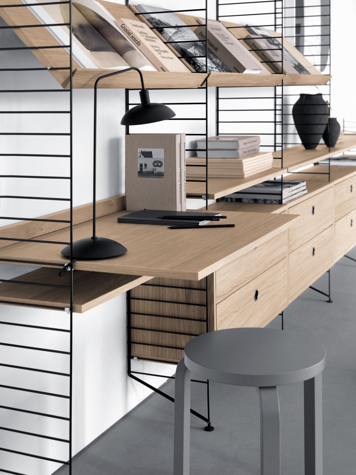 Einzelteil Bodenleiter H 85 cm String Furniture 