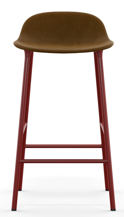 Form Barstool Barhocker H 65 cm Stahl Gepolstert Normann Copenhagen