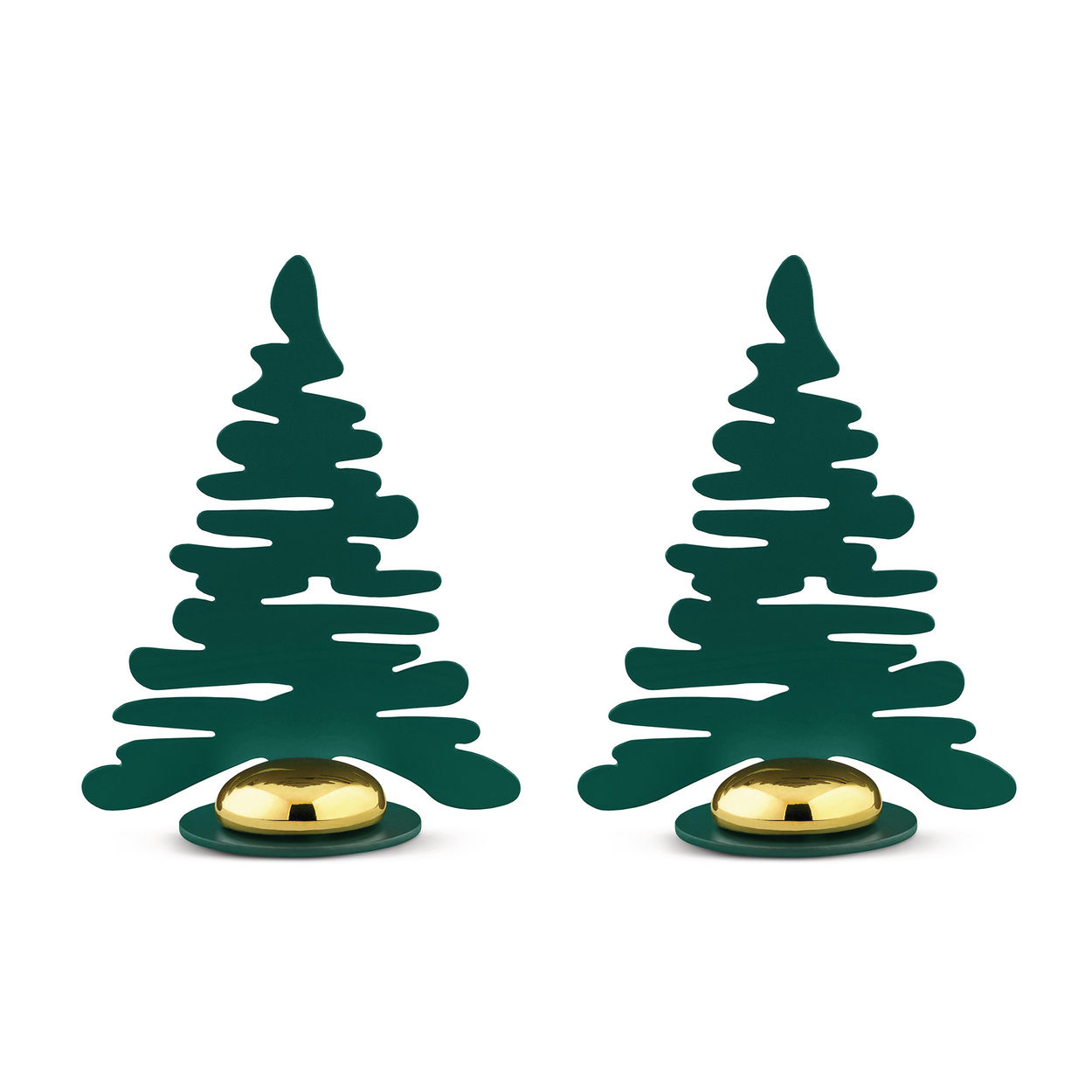 Barkplace Tree Tischkartenhalter Weihnachten Grün Alessi EINZELSTÜCK