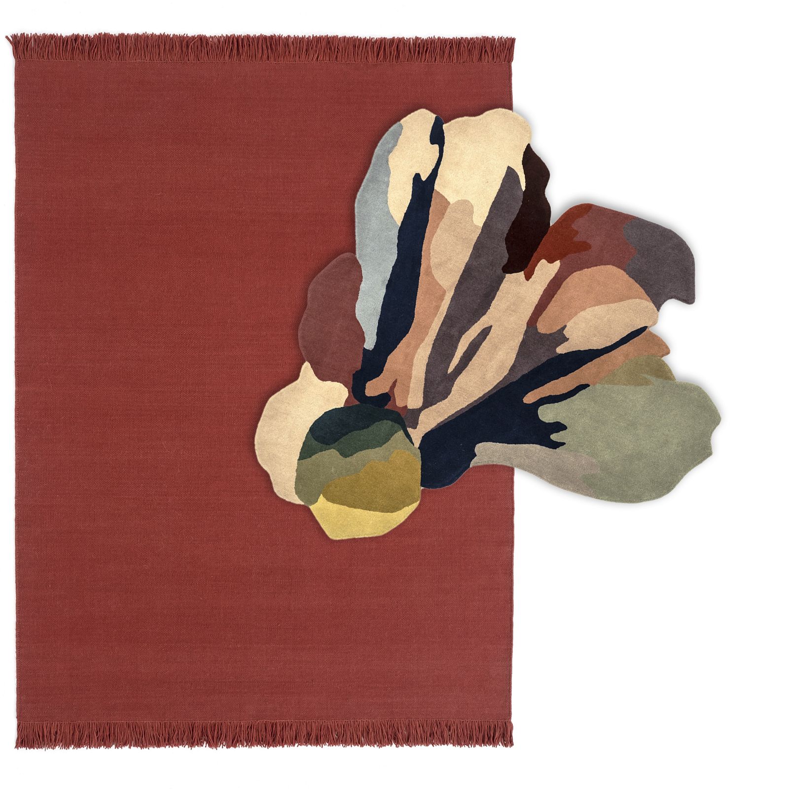 Flora Bloom 1 Teppich 150x166 cm Nanimarquina