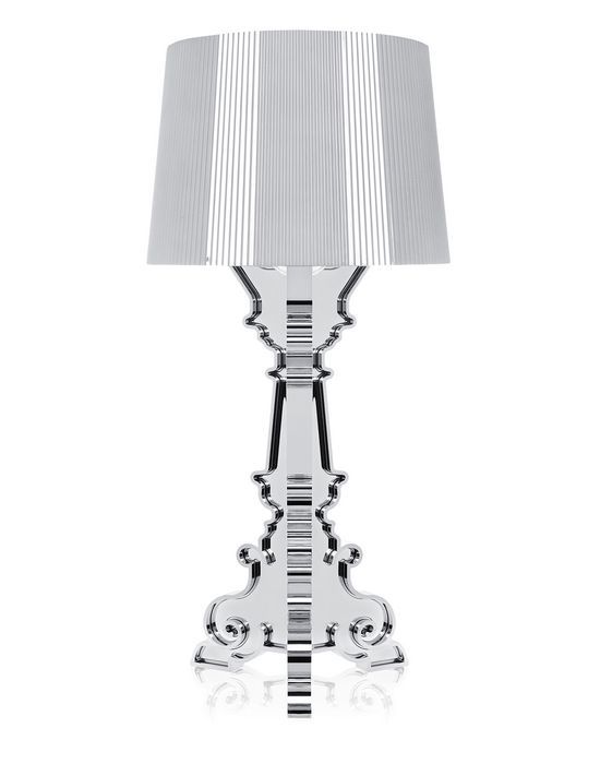 Bourgie Tischleuchte silber Kartell