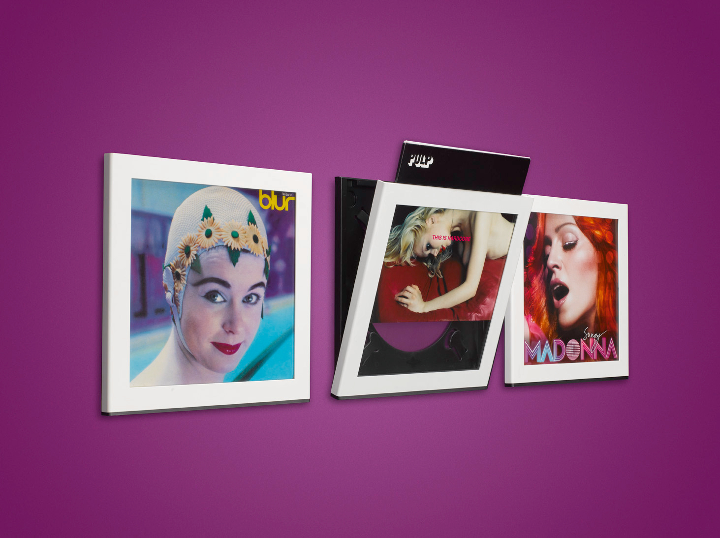 Art Vinyl Schallplattenrahmen 3er-Set Klein & More EINZELSTÜCK