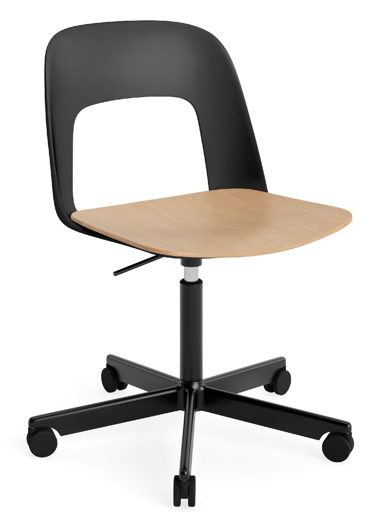 Layout Side Chair 142 5-Stern Drehfuß Stuhl Hay