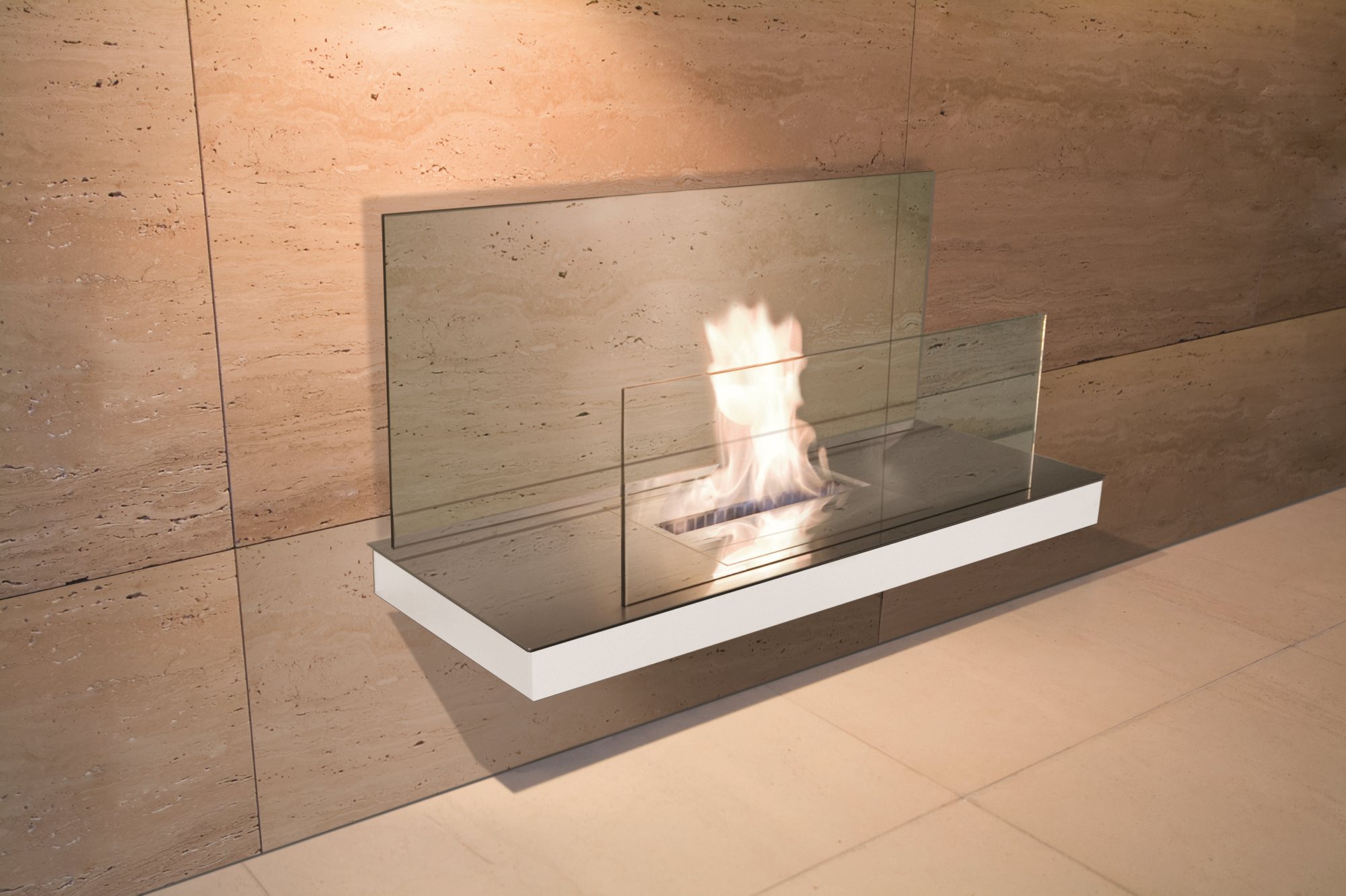 Wall Flame 2 Ethanol Kamin Radius