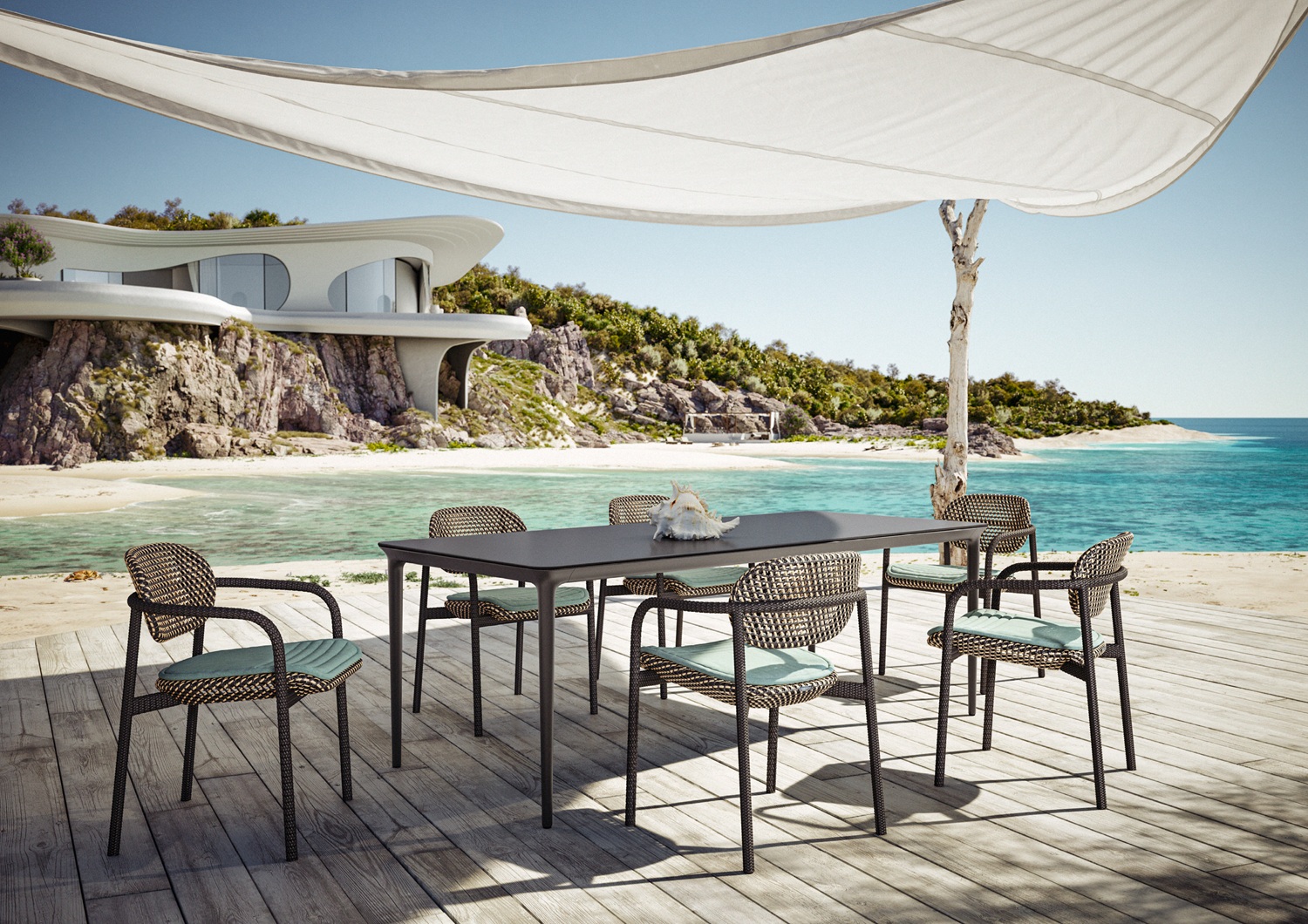 Bellmonde Outdoor Table Esstisch Dedon