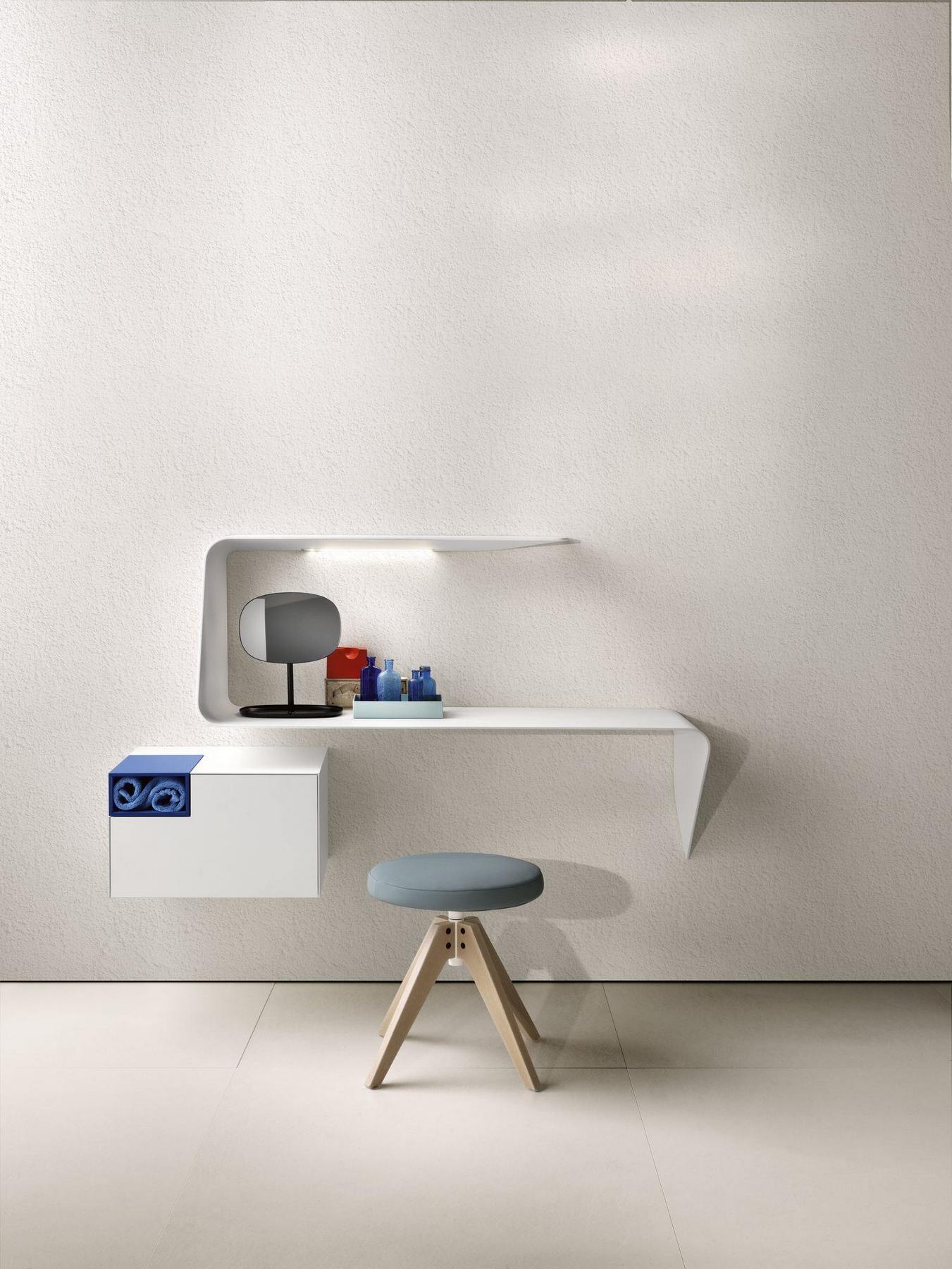 Mamba Ablage / Wandsekretär mit LED MDF Italia