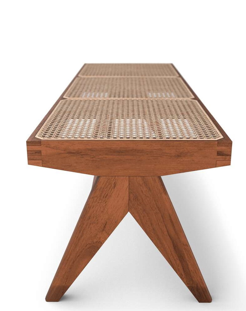 057 Civil Bench Bank Teak Cassina