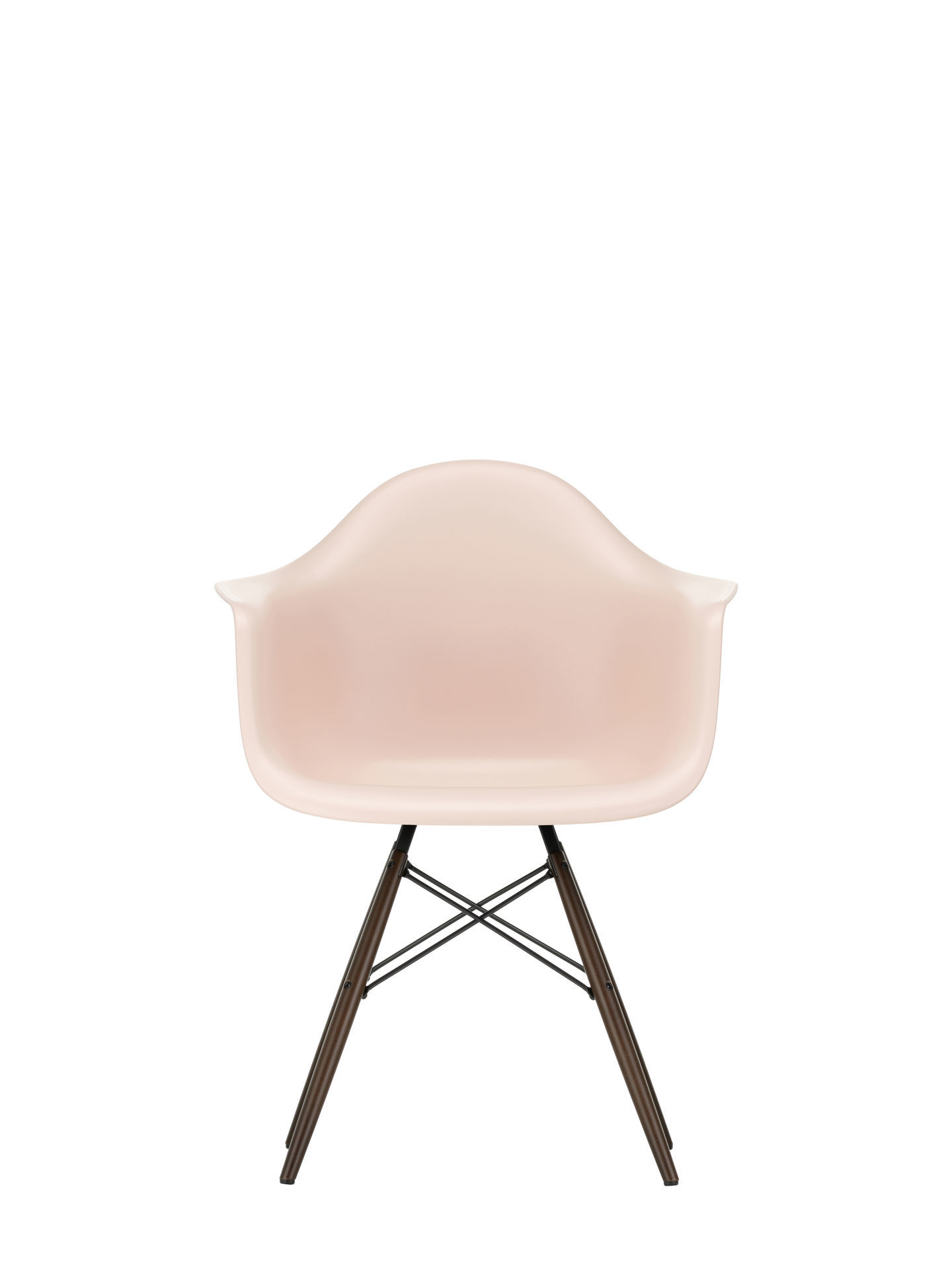 Eames Plastic Arm Chair DAW Stuhl Ahorn Gelblich / Cotton white Vitra EINZELSTÜCK