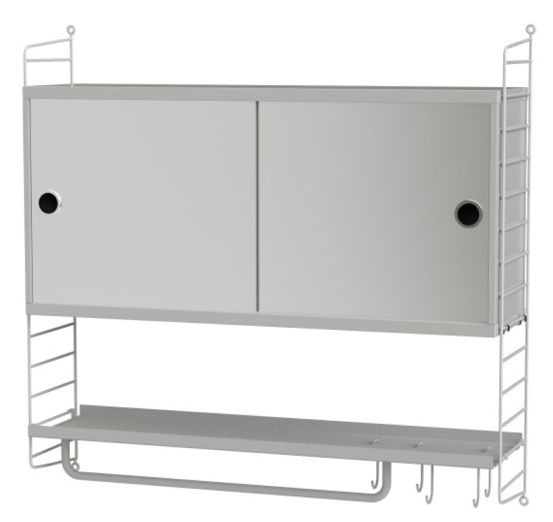String Badezimmer Wand Regalsystem A String Furniture
