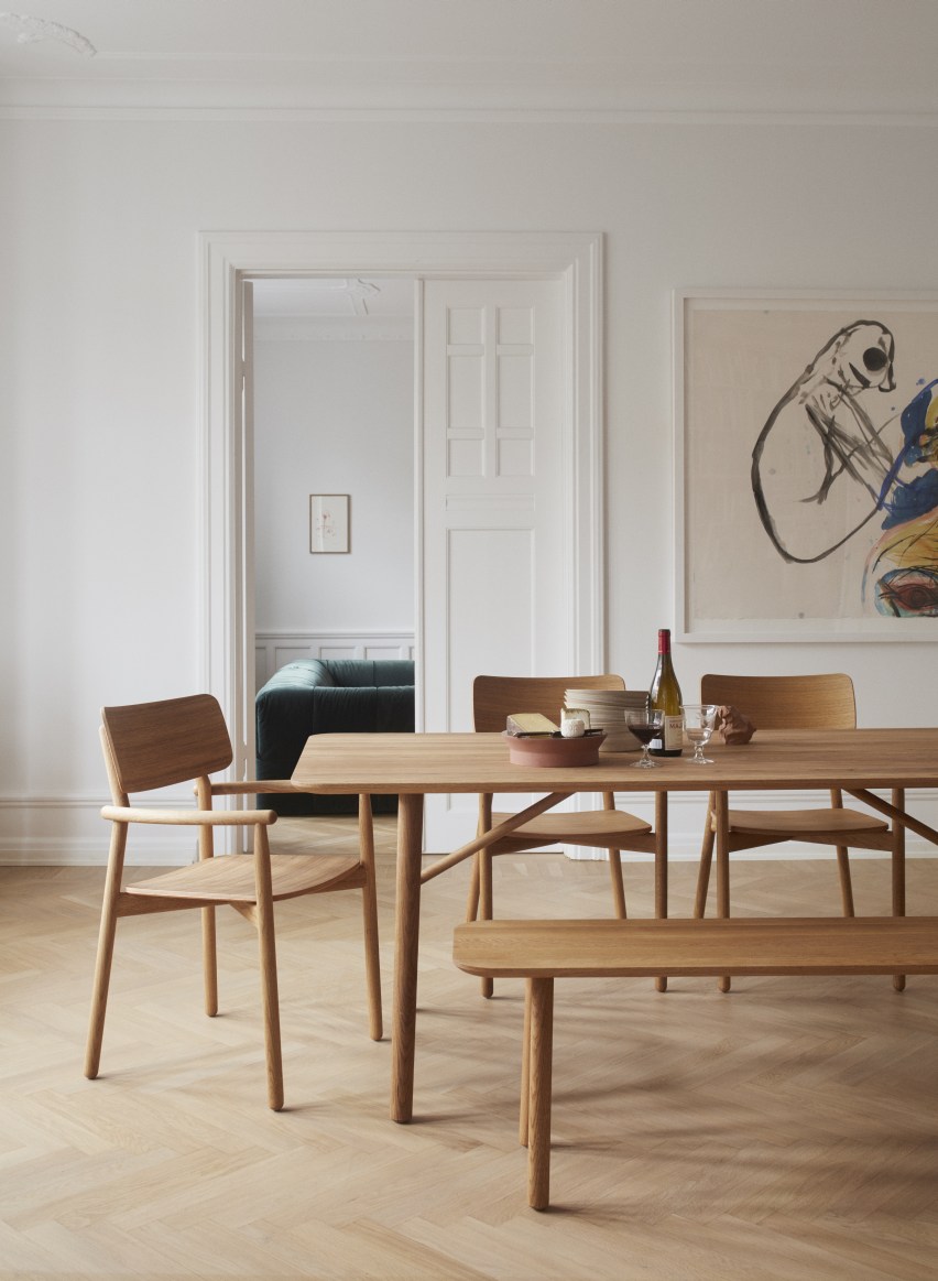 Hven Tisch B 260 x T 94 x H 73 cm Skagerak by Fritz Hansen