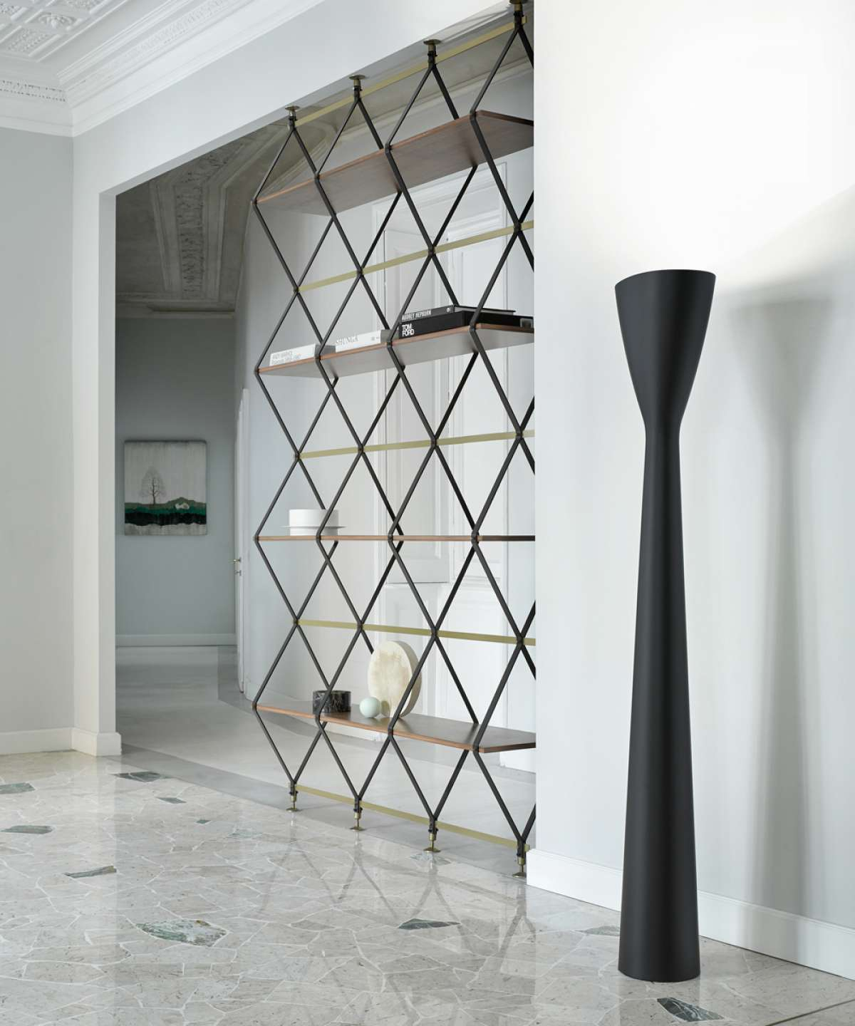 D38L Carrara LED Stehleuchte Luceplan