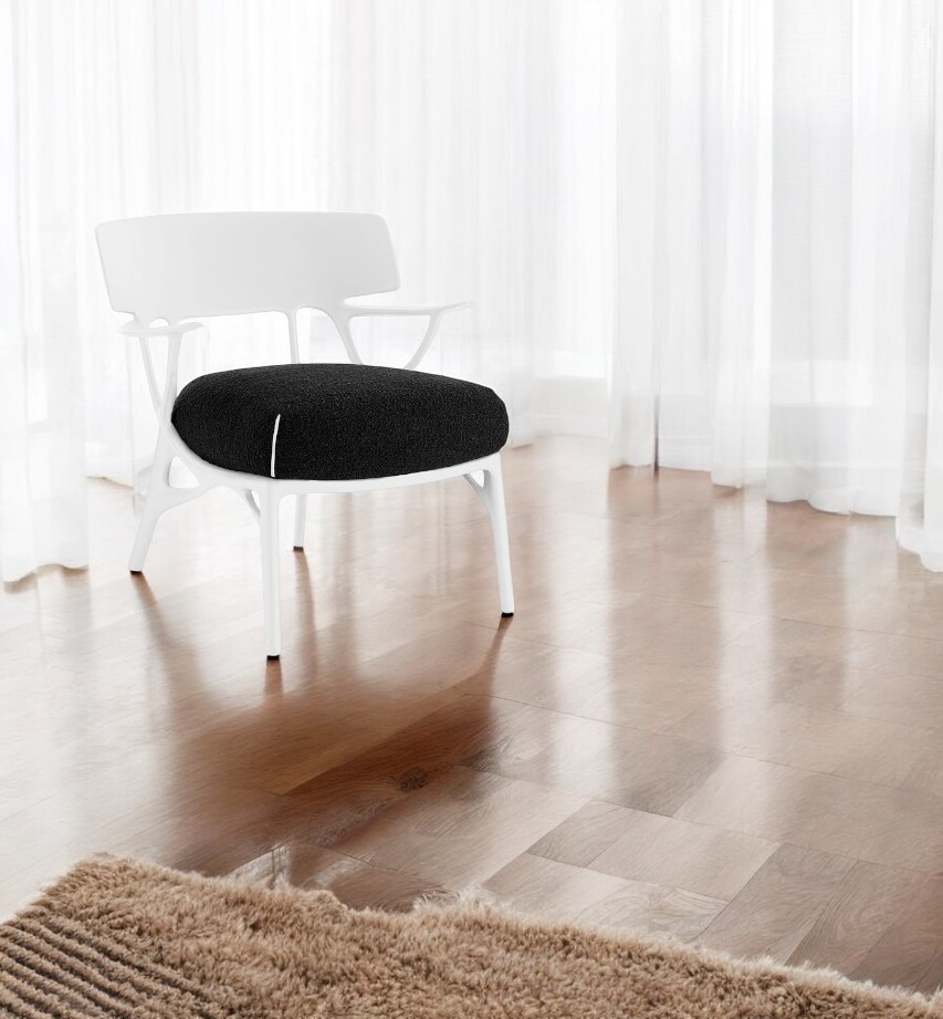 A.I. Lounge Sessel Panamino Basic Weiß-Weiß Kartell