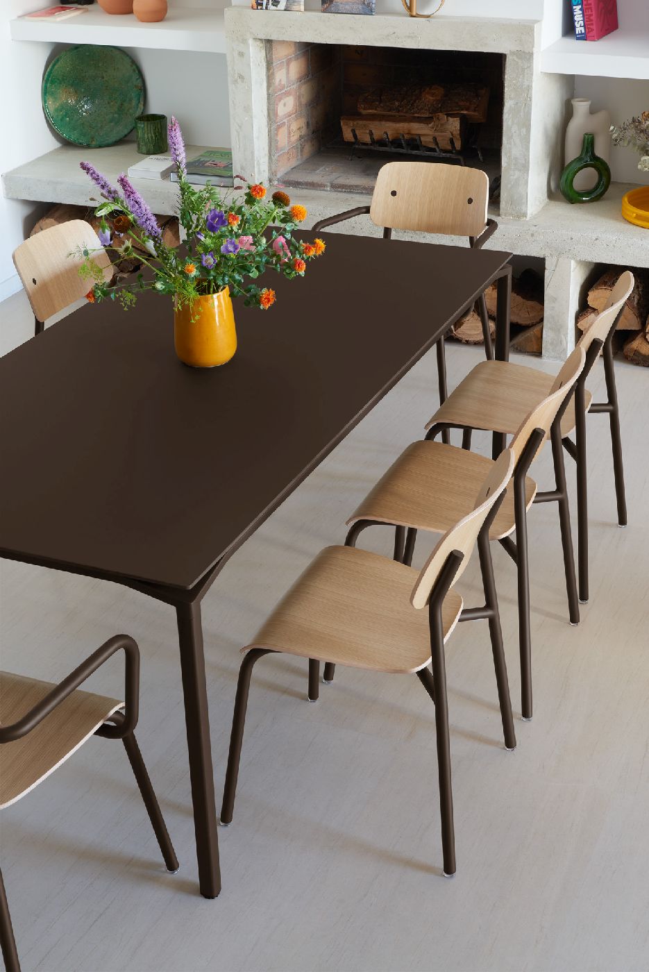 Studie Chair Stuhl aus Eichenholz Indoor Fermob