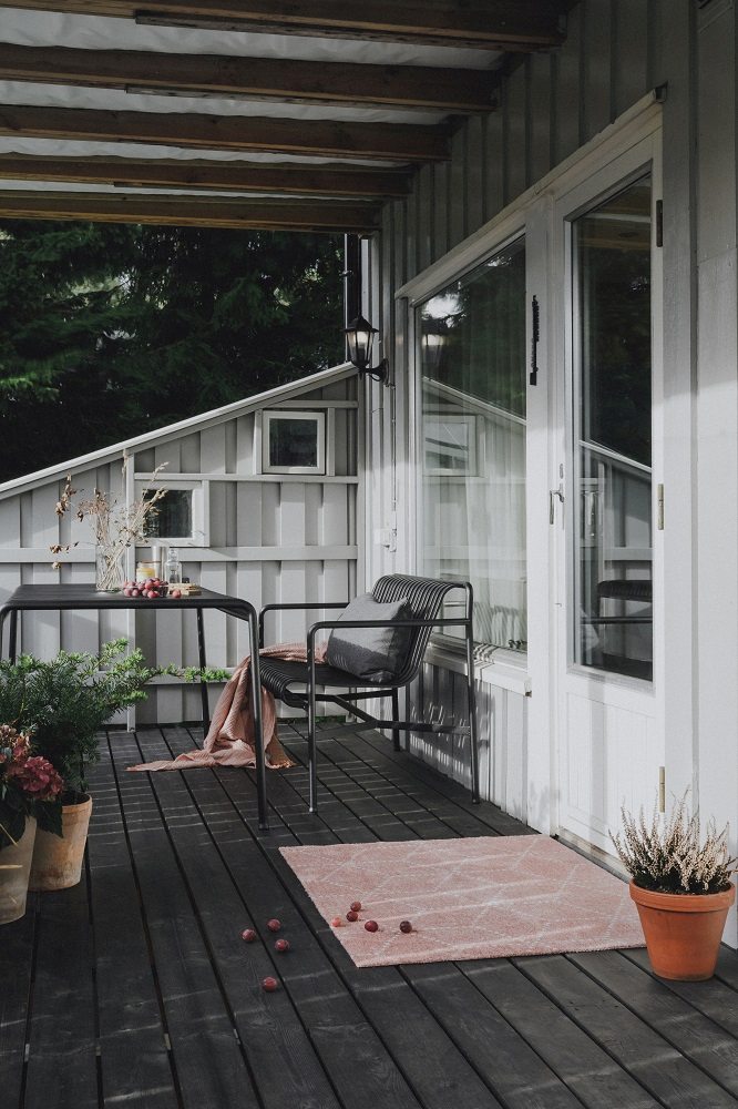 Hagl Indoor / Outdoor Fußmatte 60x85 cm / SCHWARZ Heymat EINZELSTÜCK