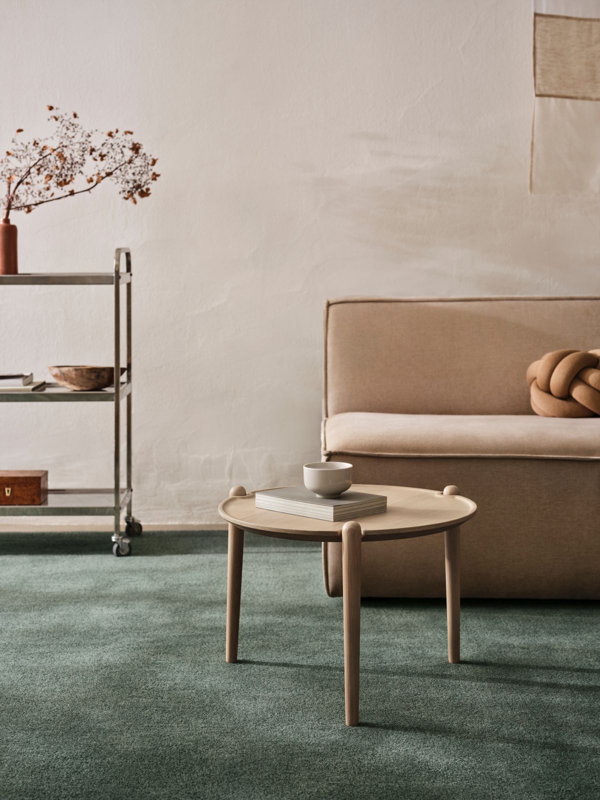 Aria Table Beistelltisch Low - Eiche hell Design House Stockholm