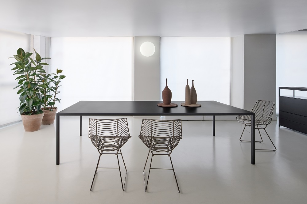 Flow Filo SLIM Indoor/Outdoor Chair Stuhl Kufengestell MDF Italia