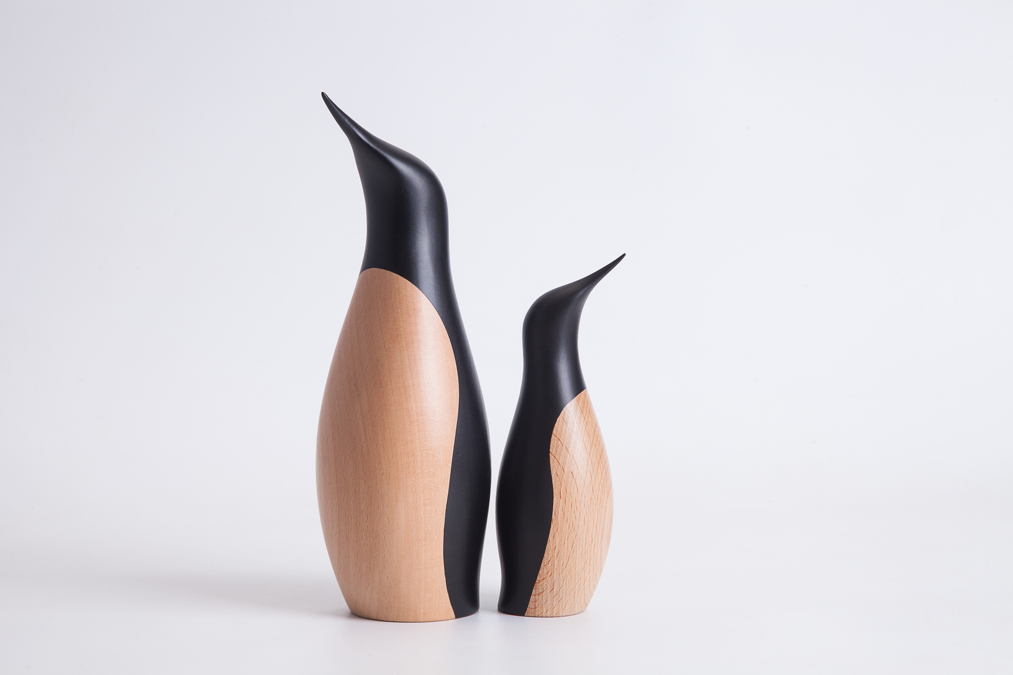 Großer Pinguin Holzfigur Architectmade EINZELSTÜCK