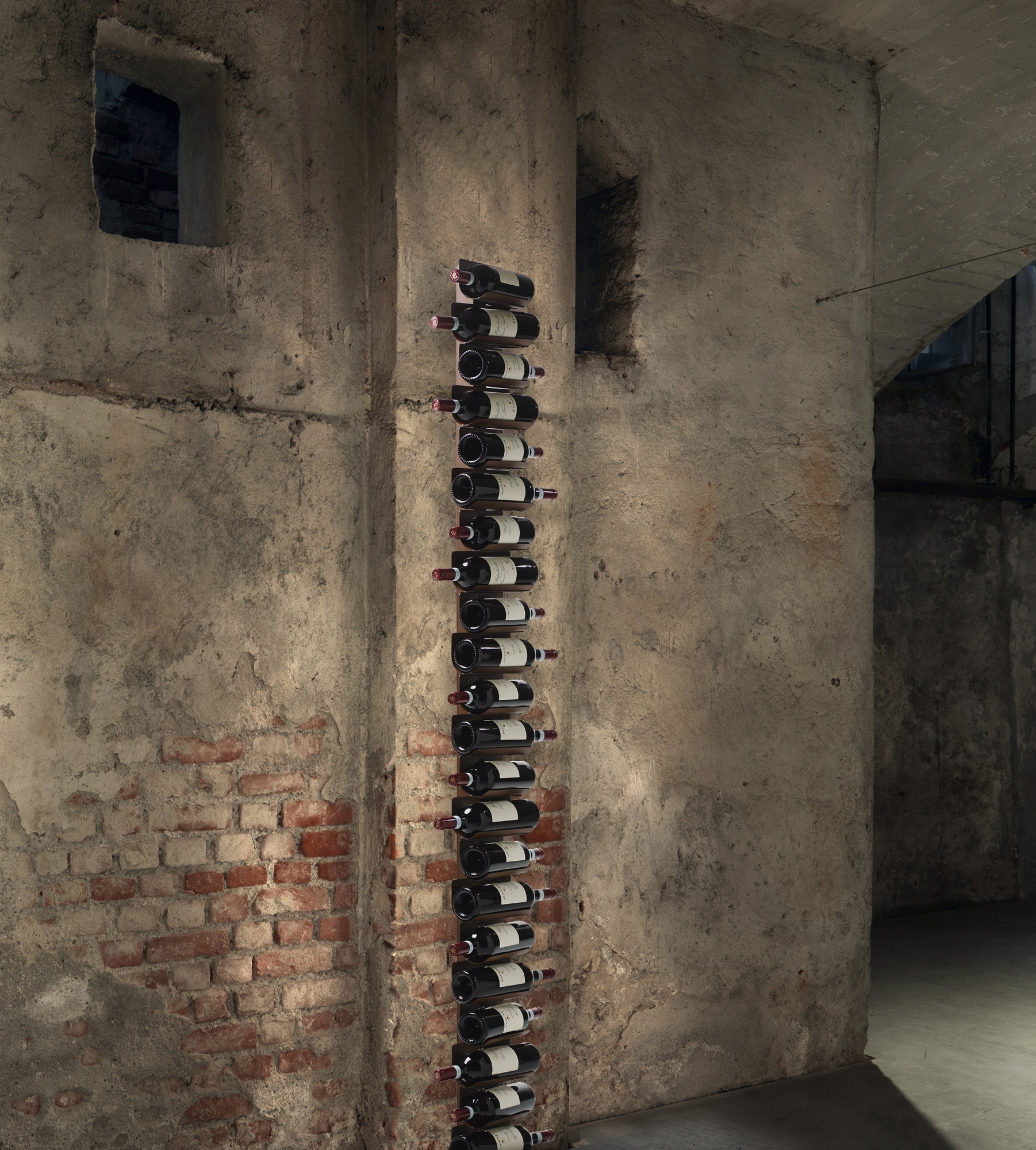 Ptolomeo Vino Wall 208 Weinregal Corten Opinion Ciatti