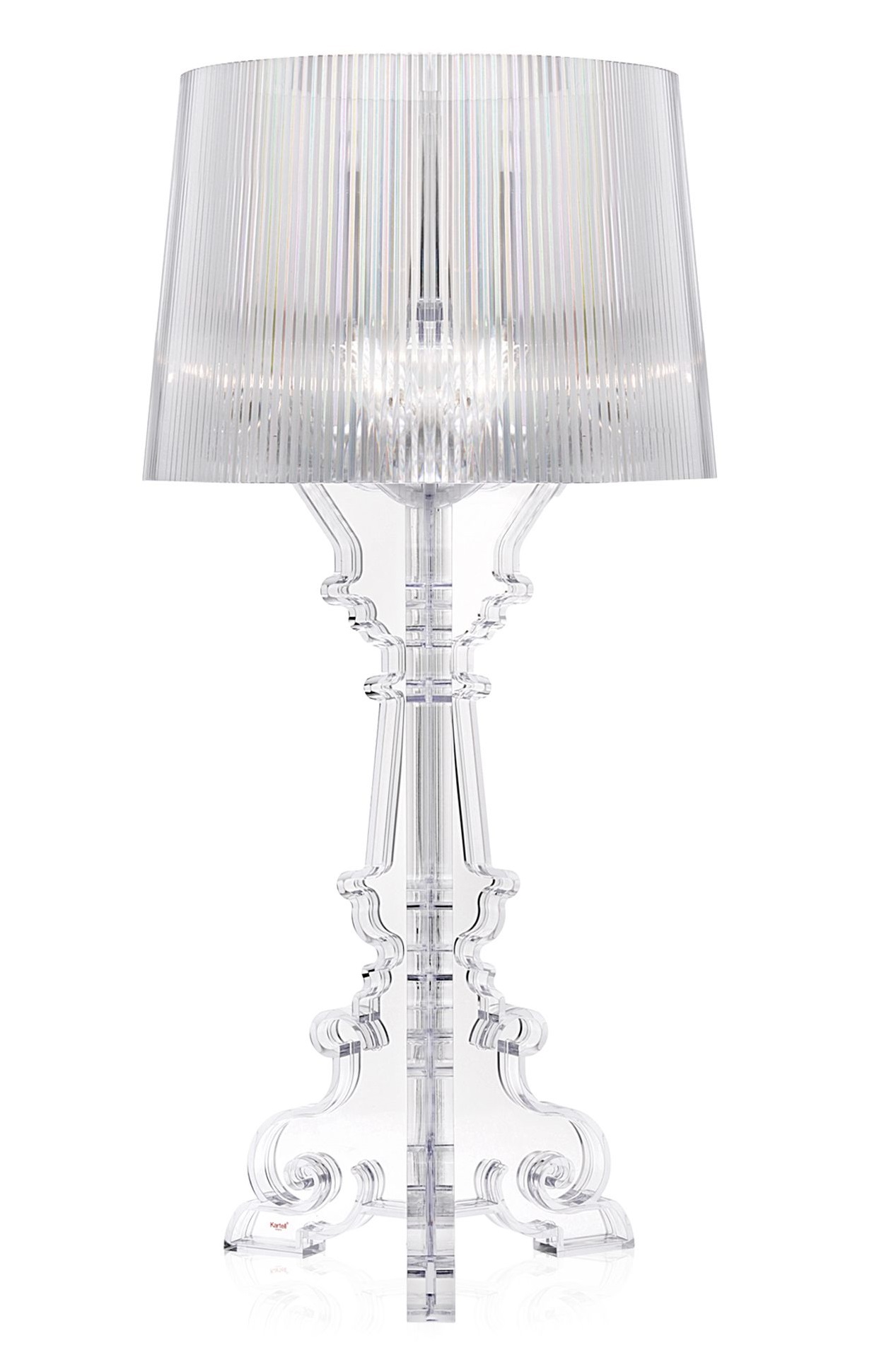 Bourgie Tischleuchte Glasklar Dimmbar Kartell