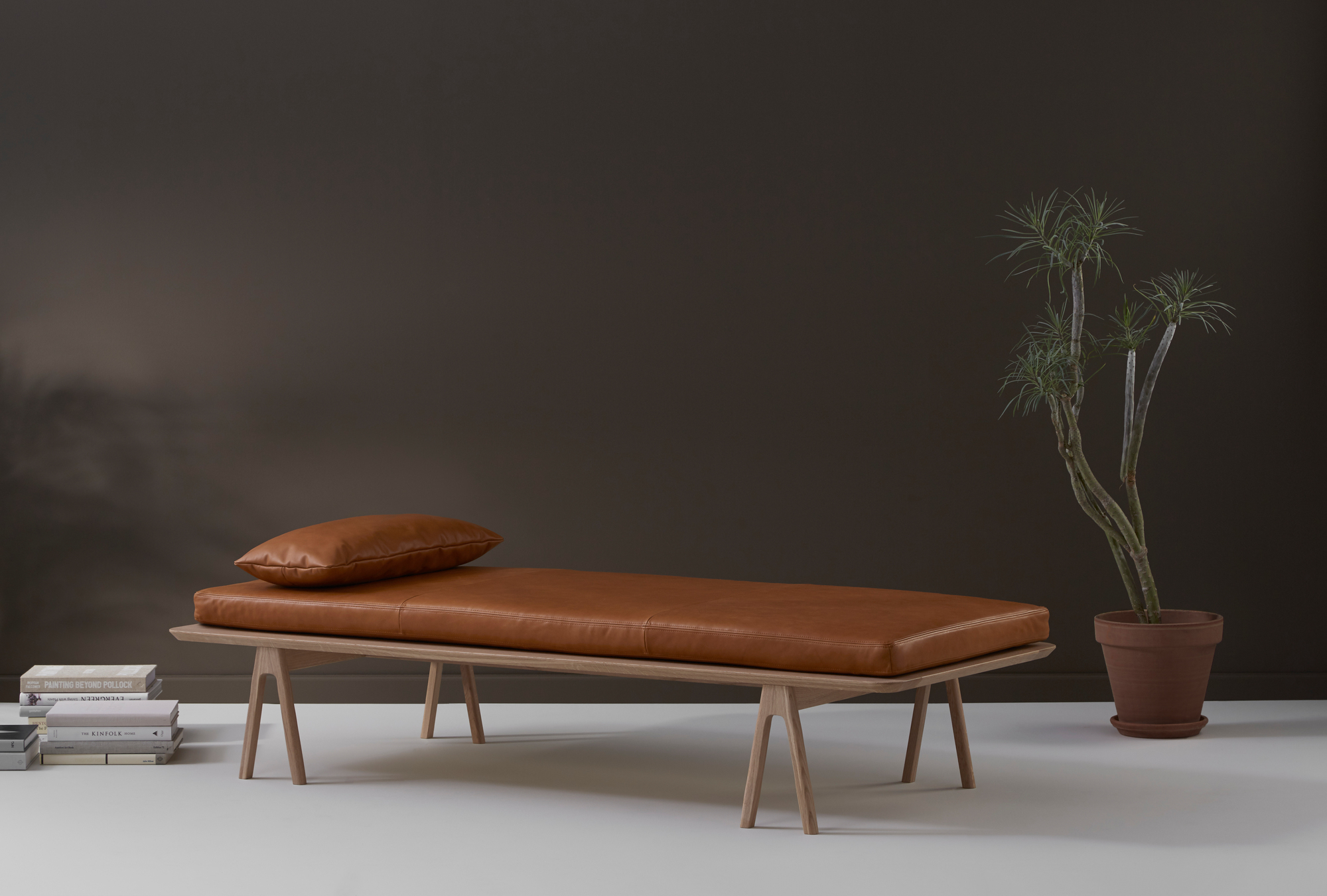 Level Daybed Liege Weiß/Schwarz Woud
