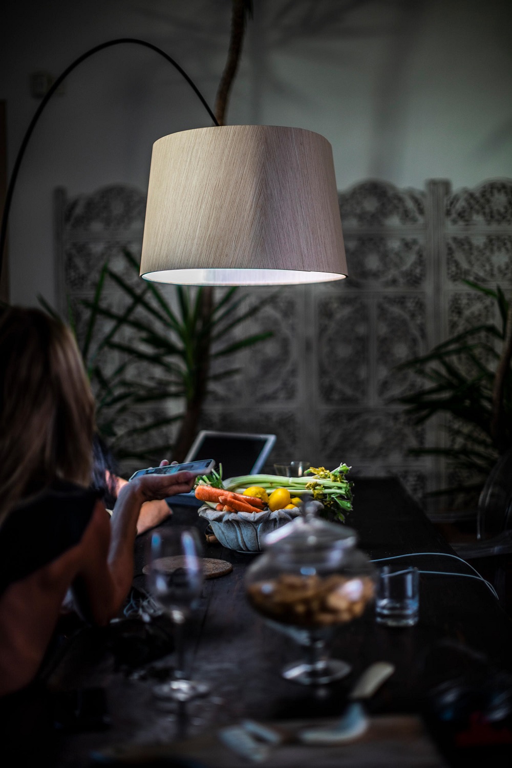 Twiggy Elle Wood LED Stehleuchte Foscarini