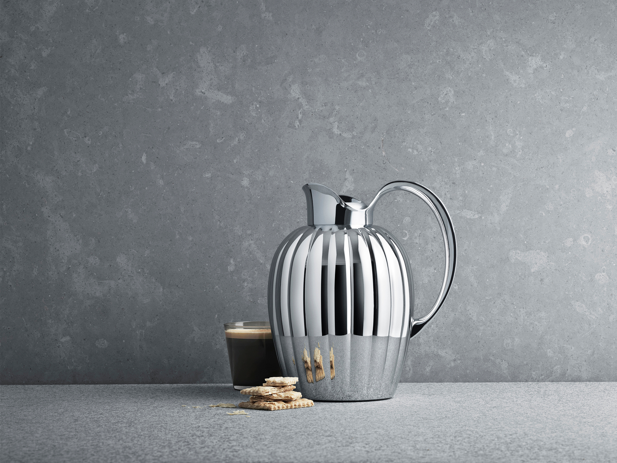 Bernadotte Thermoskanne 1 L Georg Jensen EINZELSTÜCK