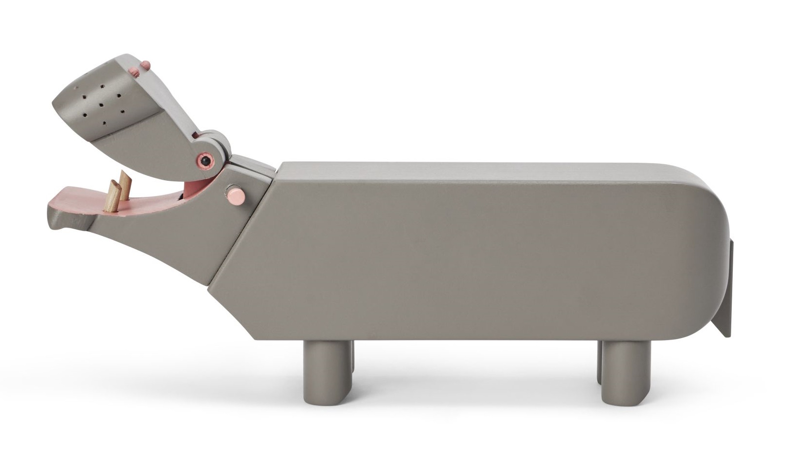 Flusspferd H9 cm grau Kay Bojesen
