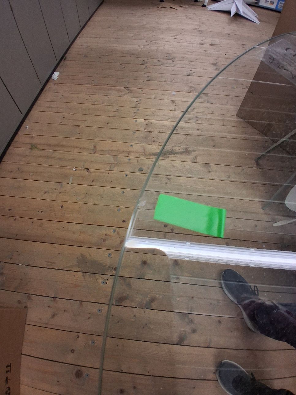 Adjustable Ersatzglasplatte KRISTALLGLAS für Beistelltisch ClassiCon MÄNGELEXEMPLAR
