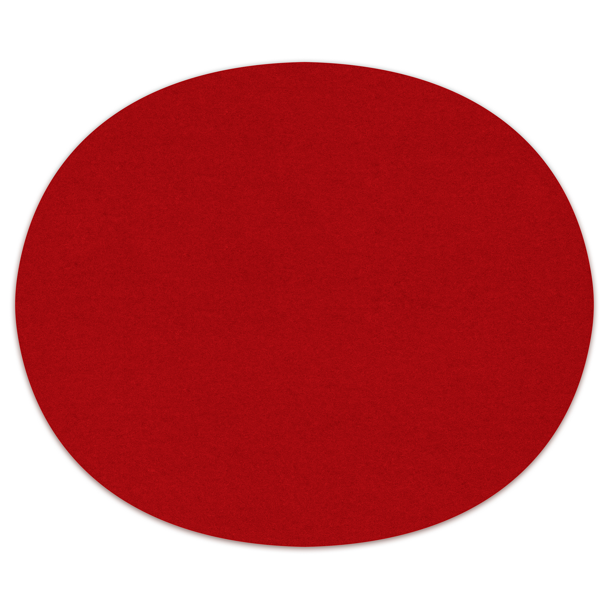 Sitzauflage - Filzauflage Fritz Hansen 3107 Siebener Stuhl Rot Hey Sign