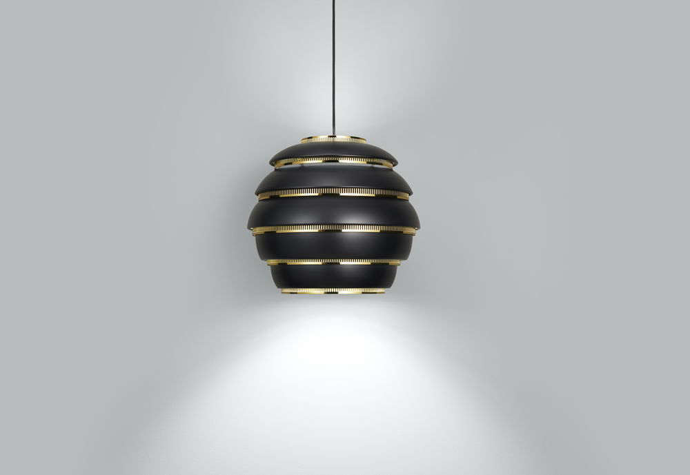 A331 Beehive Hängeleuchte Schwarz Artek QUICK SHIP