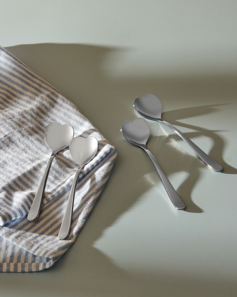 AMMI08Set Kaffeelöffel Herz Set Alessi 