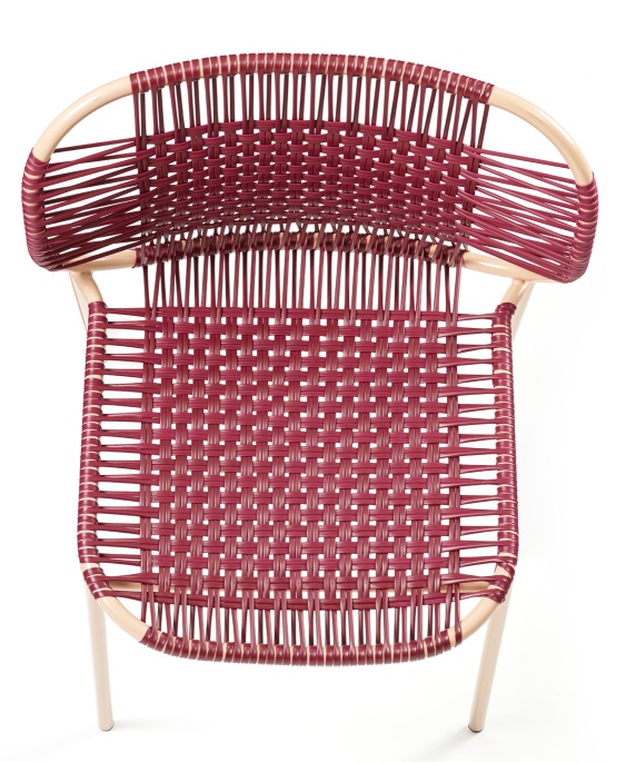 Cielo Stacking Chair Stapelbarer Stuhl Outdoor ames Rot - Pink sand