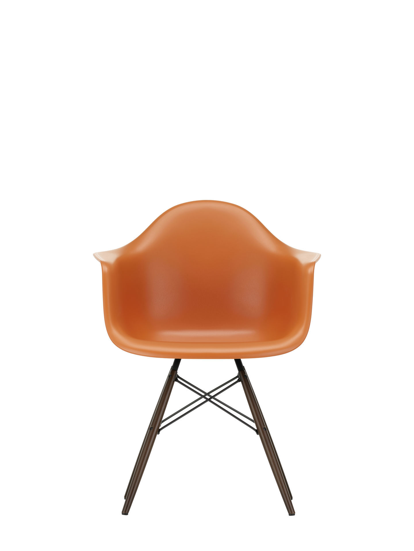 Eames Plastic Arm Chair DAW Stuhl Ahorn Gelblich / Cotton white Vitra EINZELSTÜCK