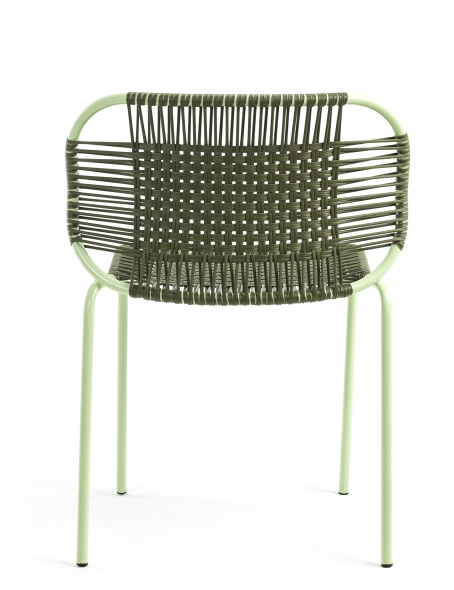 Cielo Stacking Chair Stapelbarer Stuhl Outdoor ames Olive grün - Pastell grün